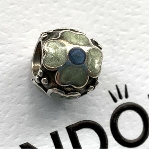Pandora Sterling & Enamel Daisy Charm